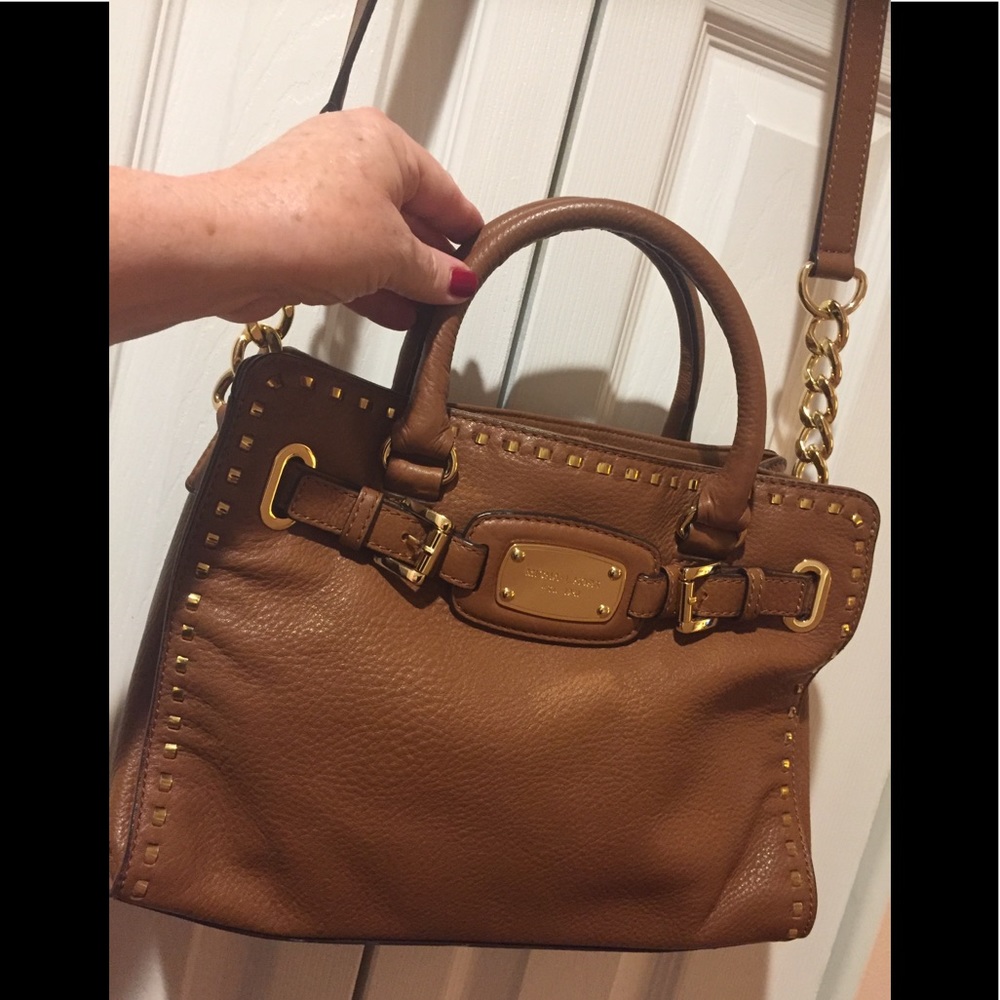 Authentic~Michael Michael Kors~ Leather Satchel - image 2